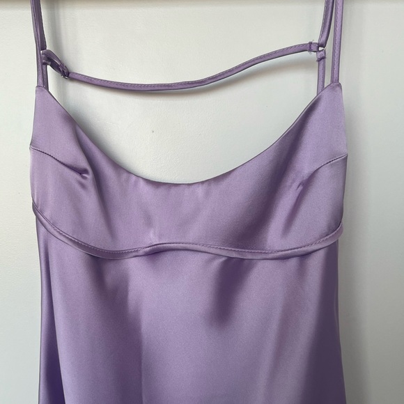 ‼️SOLD Zara lilac viral TikTok satin dress size small 3304/361 - Picture 2 of 6